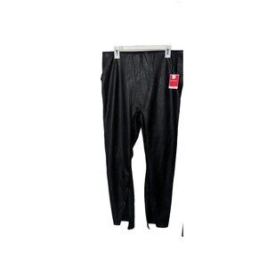 Spanx womans pull on pants black size 1X Tall NEW with Tags split ankle shaping